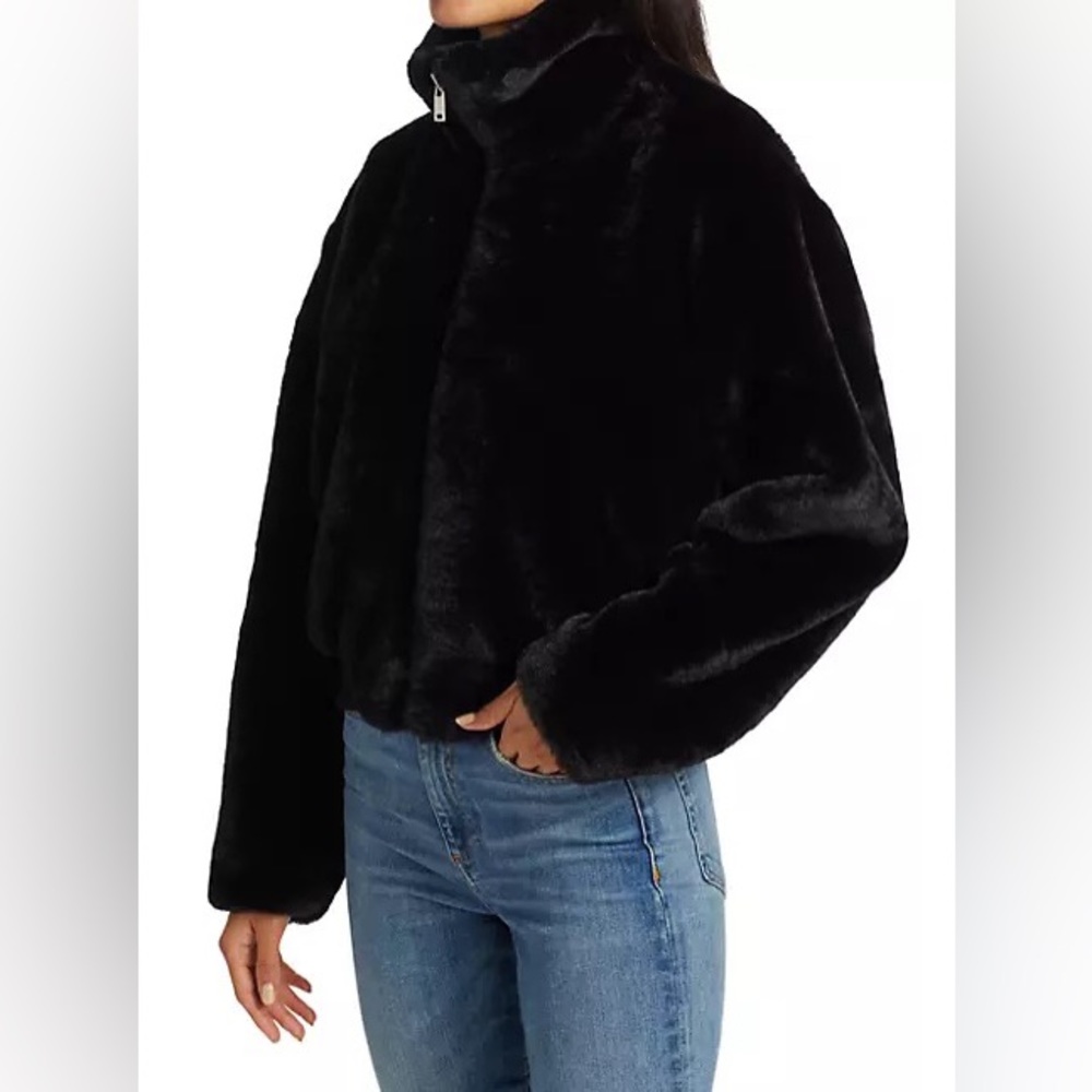 Kacy Faux Fur Bomber NWT
